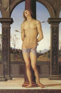 Pietro vannucci called IL perugino st Sebastian (mk05) oil painting image
